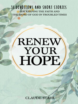 cover image of Renew Your Hope